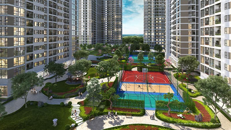 anh tien ich Phan khu The Zenpark du an Vinhomes Ocean Park 1