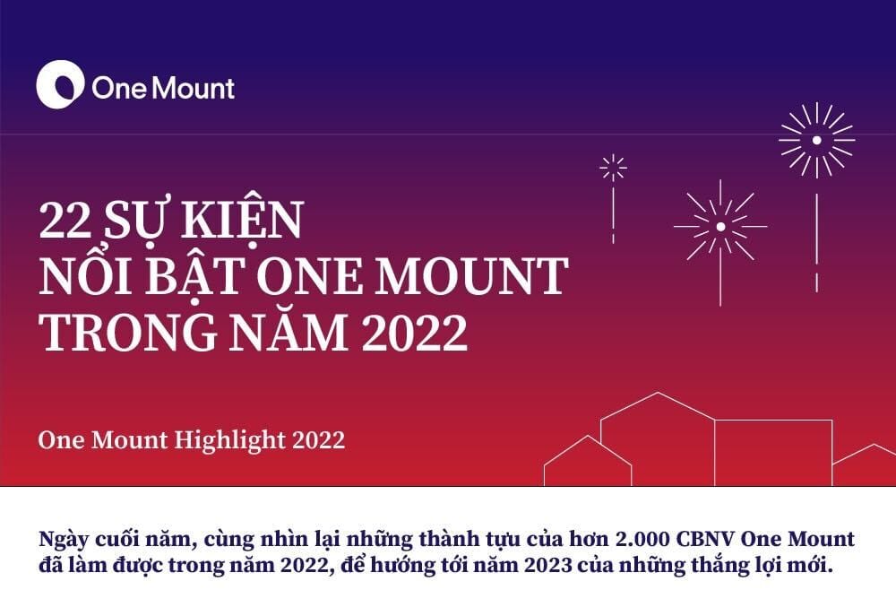 22 sự kiện nổi bật One Mount trong năm 2022