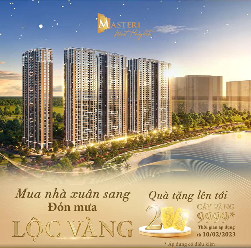 Chương trình ưu đãi: "Mua nhà xuân sang, đón mưa lộc vàng" của CĐT Masterise Homes