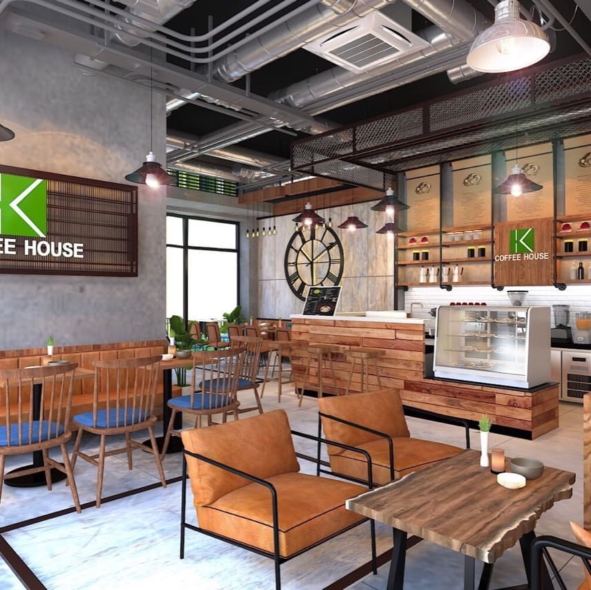 Không gian K Coffee House ở Smart City