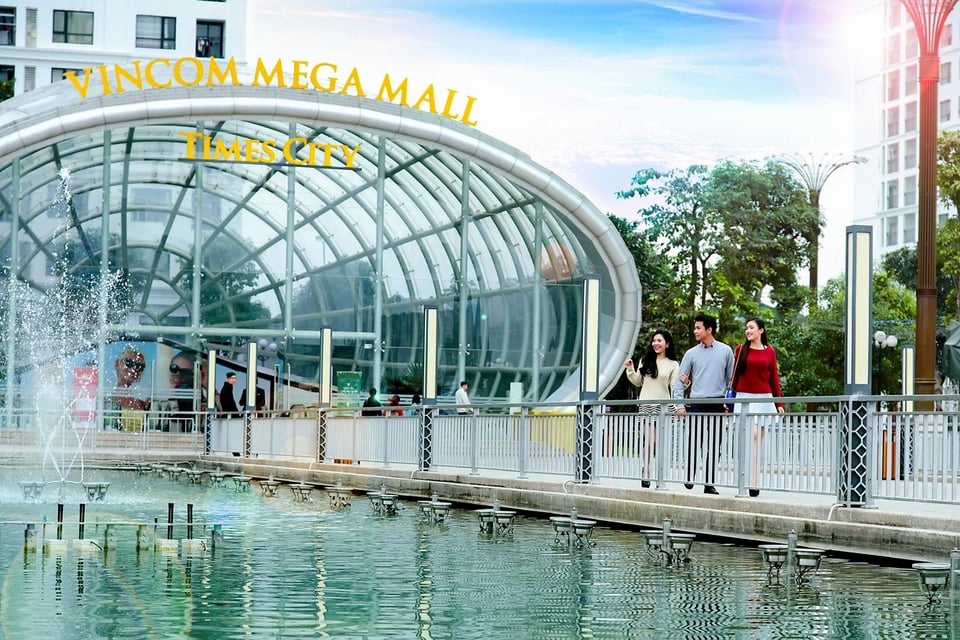 Trung tâm thương mại Vincom Mega Mall Times City. Ảnh: Vingroup
