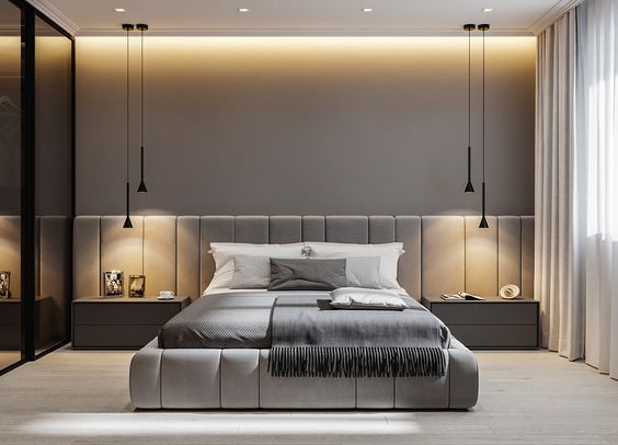 Mẫu phòng ngủ master hiện đại dành cho căn hộ chung cư