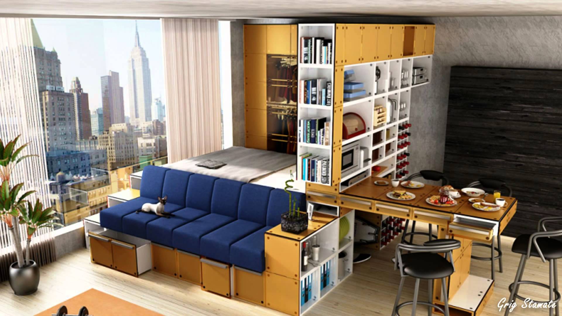 Kho chứa  trong căn hộ: chi tiết nhỏ hoàn thiện cuộc sống chung cư